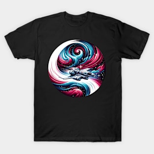 Galactic Voyage: Nebula Arc T-Shirt